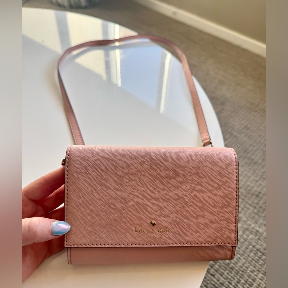 Kate Spade New York Blush Crossbody Wallet